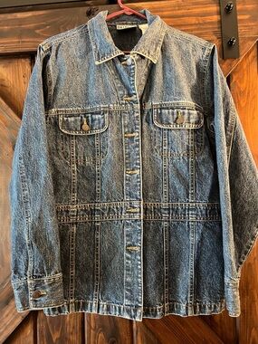 bill blass Blue Denim Jean Jacket